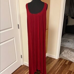 Chic Red Maxi Dress